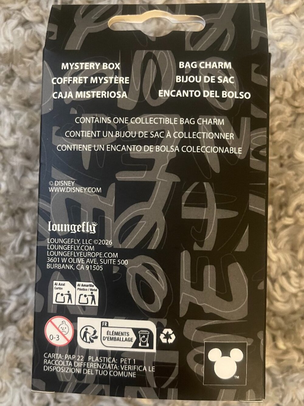 Disney Minnie Mouse Loungefly Mystery Charm SEALED - Picture 2 of 5
